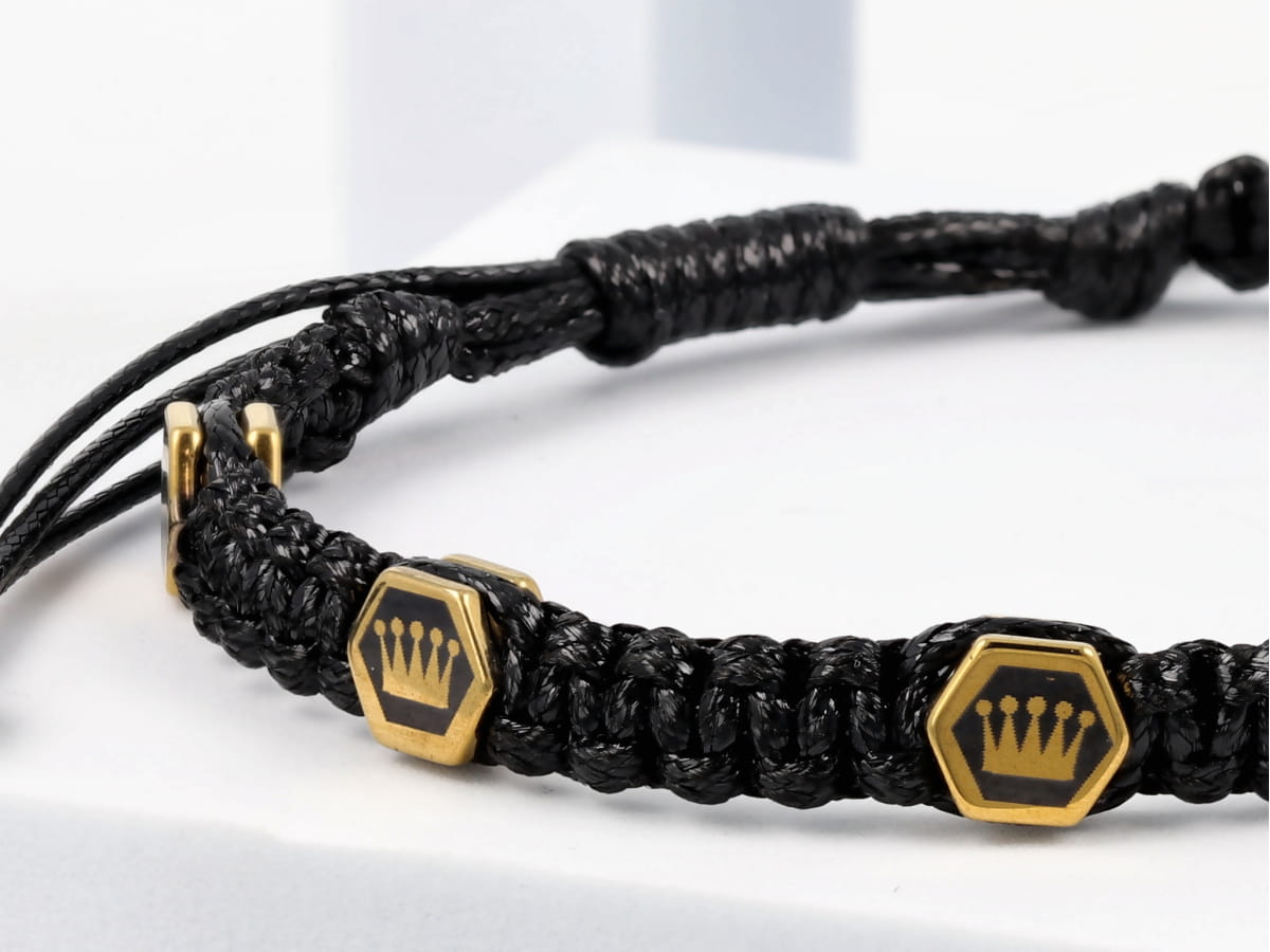 Bransoleta męska zaplatana - obrazek 2