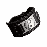 Bransoletka Z Tkaniny Z Prawdziwej Skóry