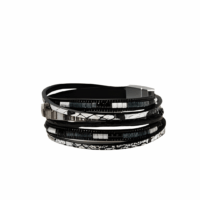 Bransoletka skórzana etniczna