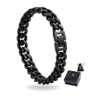 Masywna męska bransoletka typu "pancerka"