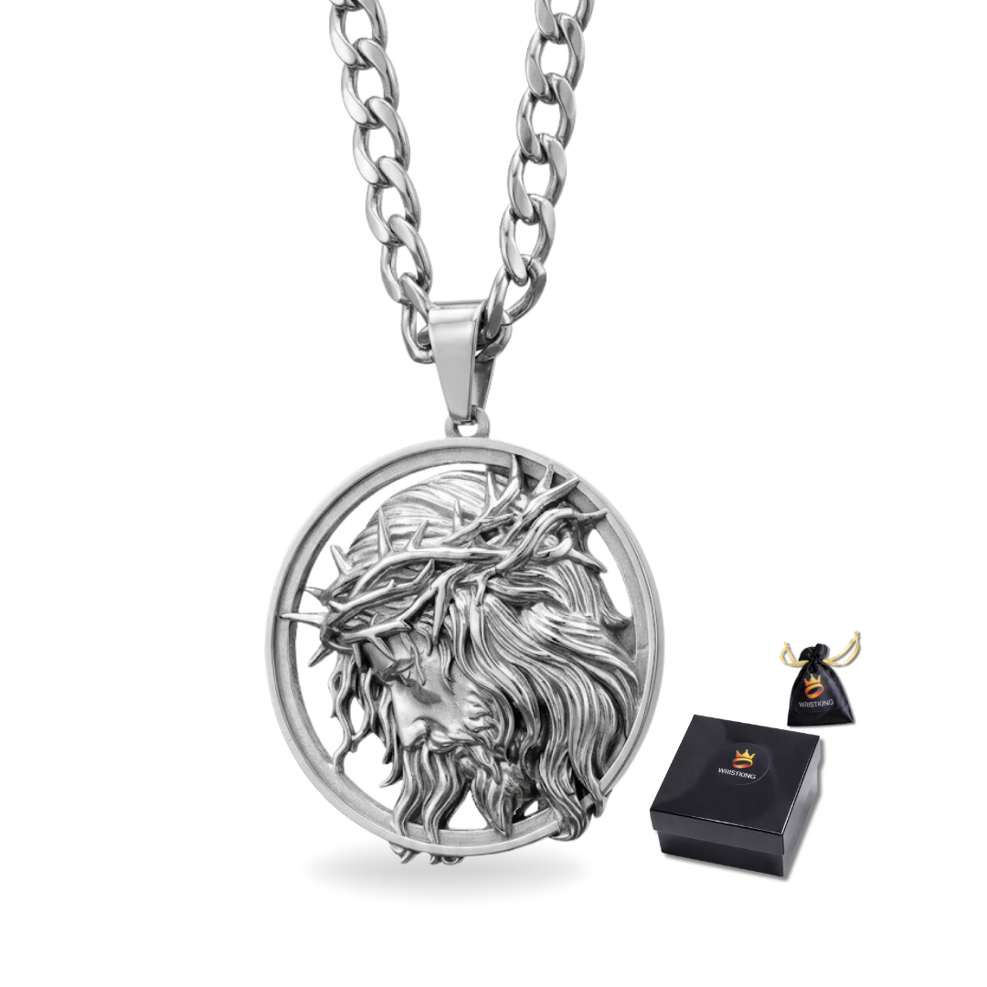 Wyrazisty naszyjnik męski