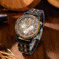 Męski zegarek chronograf w stylu Vintage