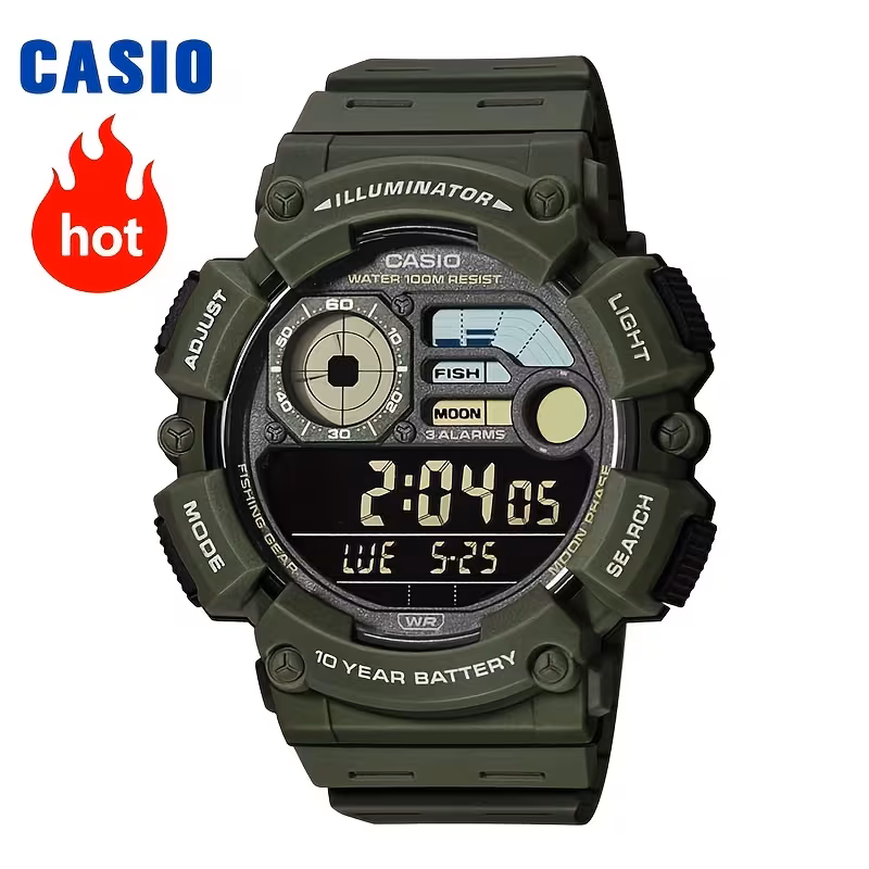 Oryginalny zegarek elektroniczny sportowy outdoorowy Casio