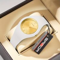 Elegancki zegarek damski o minimalistycznym designie